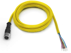 SXA-815D, Banner, 806308, cable de 5m, hembra rapida tipo euro, m12-8 pines