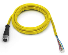 SXA-850D, Banner, 806306 m12 qd cable, 8-pin m12 female connector, 15 m (50 ft) in length, non-shielded