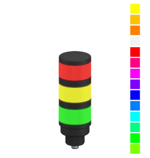 TL503KQ, Banner, 804908 torreta tl50 io-link de 3 segmentos multicolores. 18-30vdc. ip67. qd-4pin.
