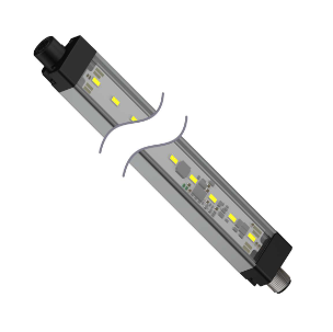 WLS28-2CW990DXQ, Banner, 87816 wls28-2 work light strip, diffuse window, length: 990 mm, voltage: 12-30 v dc, environmental