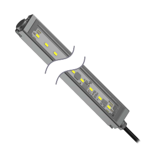 WLS28-2XW430S, Banner, 88036 lampara de trabajo long.430 mm, 10-30 vdc, 2 mm de  cable, ip67/ip69k color blanco