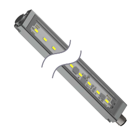 WLS28-2XW285SQ, Banner, 88083 wls28-2 work light strip, length: 285 mm, voltage: 12-30 v dc, environmental rating: ip67/ip6