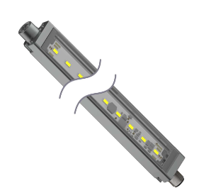 WLS28-2CW850SPWMQ, Banner, 90490 wls28-2 work light strip, length: 850 mm, pwm dimming, voltage: 12-30 v dc, environmental rat