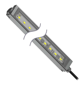 WLS28-2XW570S, Banner, 88037 lampara wls28-2. longitud:570mm. 12-30vdc. color:blanco. c/cable 2m.