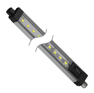 WLS28-2CW430XPBQ, Banner, 87804 wls28-2 work light strip, switched, length: 430 mm, voltage: 12-30 v dc, environmental rating