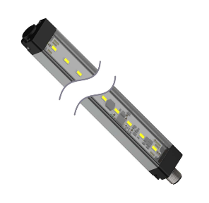 WLS28-2XWR3-1130DXQ, Banner, 806282 lampara dual 1130mm 12-30vdc blanco/rojo difuso 4 pin m12 ip50