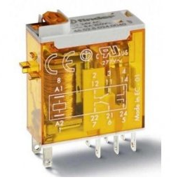 46.52.9.012.0040, Finder, Rele faston 2cc (12vdc) 8 a