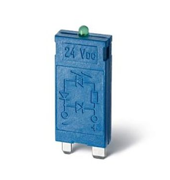 99.01.0.230.59, Finder, Led para base 90.2,90.7,94.7,94.8,96.7 de 110/240vac/dc
