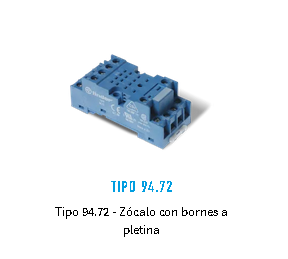 94.72.SMA, Finder, 9472sma base serie 55.32 azul