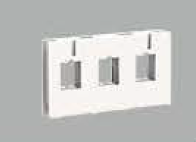 N01231, Wertek-Busbar, Soporte para 3 barras 2t