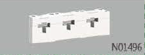 N01496, Wertek-Busbar, Soporte de 3 fases para barra t