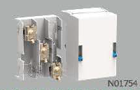 N01754, Wertek-Busbar, Modulo terminal de 560a trifasico para barra de 12 a 30 x 5 o 10mm con tapa p/cable 300mm2