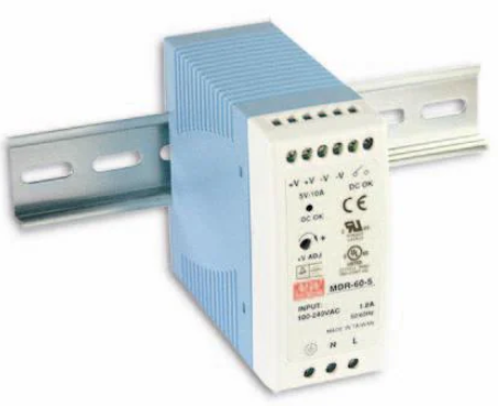 MDR-60-24, Meanwell, 56006 power supply 2.5a, input:85-264vac, output:24vdc