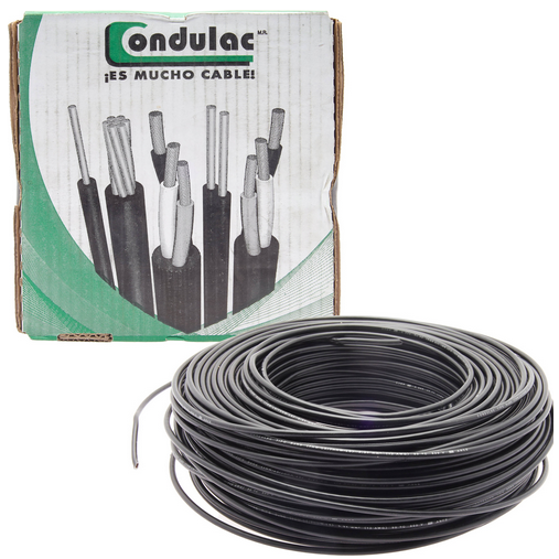 CON_THW-16BK, Cable Condelmex, Cable flexible condelmex thw-ls 16 awg 600v. color negro