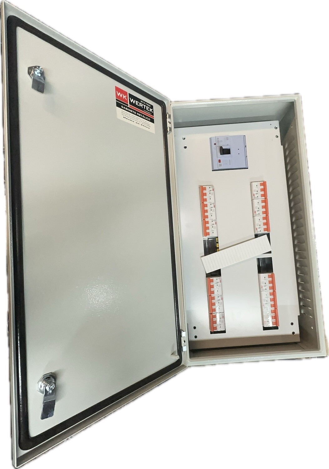 CDC-C7-250A, Wertek, Centro de carga c7 de bus de 250amp para pastilla europea 48 polos para interruptor marco 250a