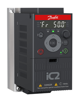 132L6129, Danfoss VLT, Vlt ic2-micro drive para 1hp (0.75kw) trifasico 380-480vac sin chopper de freno ip20, incluye panel