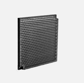 BRT-92X92CB, Banner, 71204 reflector cuadrado 100x100mm factor 3.0 c/ orificios de montaje