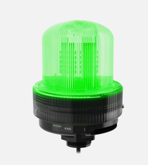 K100PBLZGYRA, Banner, 812758 indicador k100 pro, 3 colores (verde, amarillo, rojo) con audible, 100-240 vac, cable 2 mts