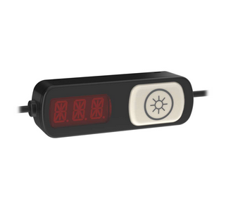 PTL110S-FF100TD3-QP150, Banner, 805482 nodo iluminado voltaje: 10-30vdc ip54, campo fijo 100m led display m12 150mm (6in)