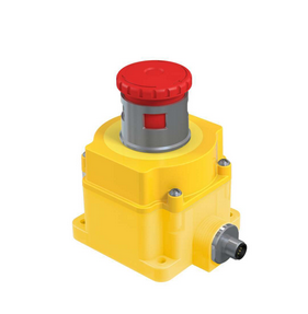 SSA-EB1MLYRP-12ED1Q8, Banner, 29995  paro de emergencia 44 mm, candadeable, color amarillo /rojo 8 pin m12 qd