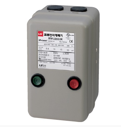 EK-65aB, LS Electric, Ek-65ab caja para arrancador metalica para contactor metasol mc-50a a 65a con pulsadores
