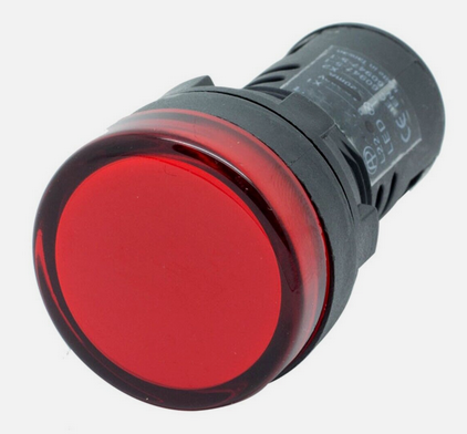 AD22-22DS-RED/24, Wertek, 07059 led indicator rojo 22mm 24vac/dc