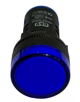 AD22-22DS-BLU, Wertek, 07567 led indicator blue 127v ac/dc (azul)