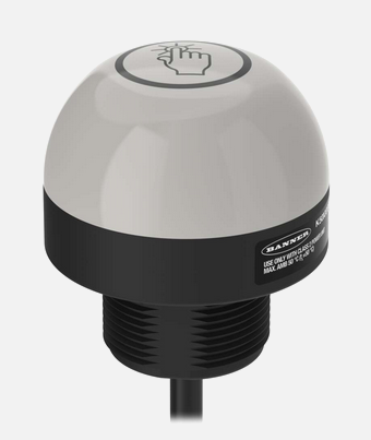 K50APT2GRYC3QPMA, Banner, 96680 k50 ez-light 3 color touch gen 2 12-30vcd ip67 ip69k pnp (no) m12 pur pigtail qd