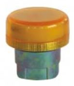 LAY5-BV05, Wertek, Cabeza p/ piloto amarillo de 22mm, . (d-zb2bv05)..
