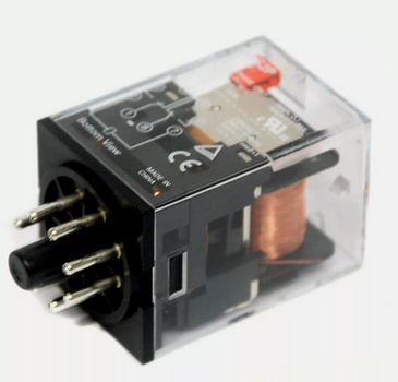 MK2P-24VDC-L, Wertek, Relevador de 8 pines, para base octal, bobina en 24vdc, con led. ( 60.12.9.024.0074)