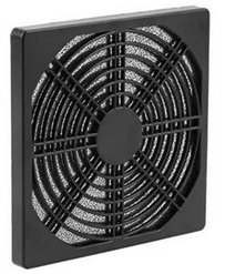 FILT-80X80, Wertek-Boxes, 38031, filtr0 negro de plastico p/ 80x80mm.