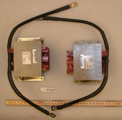 130B1437, Danfoss VLT, Inductores para equipos de 45kw, frame c3