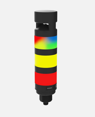 TL50PS3AQ, Banner, 810607 torreta tl5o audible 3 color (verde, amarillo, rojo) p/medio ambiente. 12-30 vcc, m12 qd 5pin