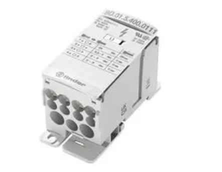 9D.01.5.400.0111, Finder, Block de dist. 1 polo, 400a, ent 1-250kcm, sal,11 (2-2, 5-6y4-8)