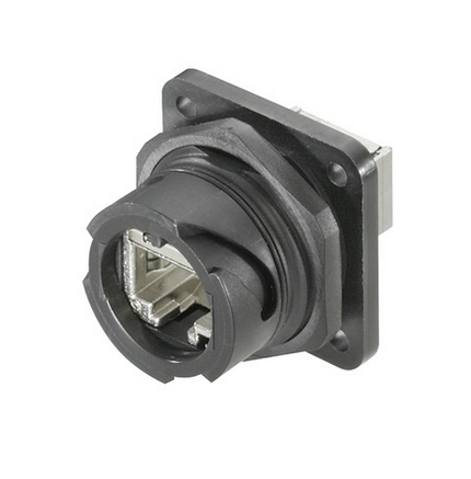 W_1012380000, Weidmuller, Brida rj45, ip67,  ie-bs-v01p-rj45-fj-a de metal, idc, eia/tia 586 a.