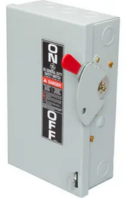 TG4321, General Electric, Interruptor de seg. de 3 polos,30a, 250v.