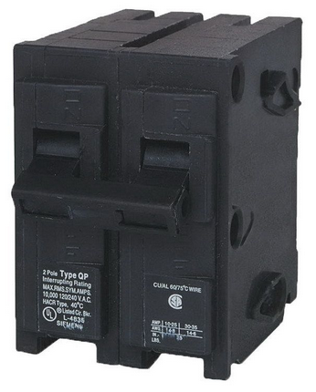 Q215, Siemens, Mx:q215 interruptor de 2 polos 15 amperes mx:q215