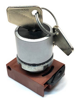 P9MSCD0K95, General Electric, Selector de 2 posiciones con llave.