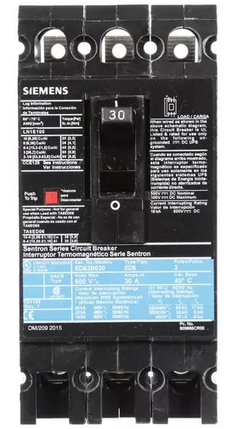 ED63B030MX, Siemens, Mx:ed63b030mx a7b10000002722 interruptor ed6 240/480/600 v ed63b030mx 30ampr