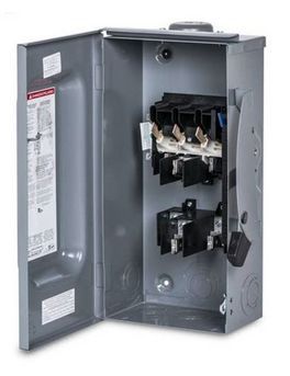 D323NRB, Square D, Interruptor de seguridad de 3x100a, 220v, p/ intemperie.