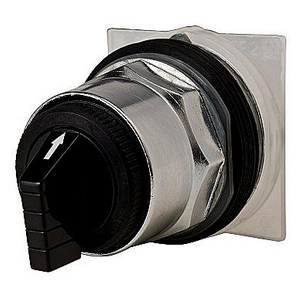 9001KS42B, Square D, Selector negro de 3 posiciones sin contactos