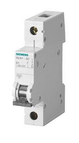 5SJ61407SC, Siemens, A7b10001015282 interruptores termomagneticos 1p, 40 amp, montaje en riel din