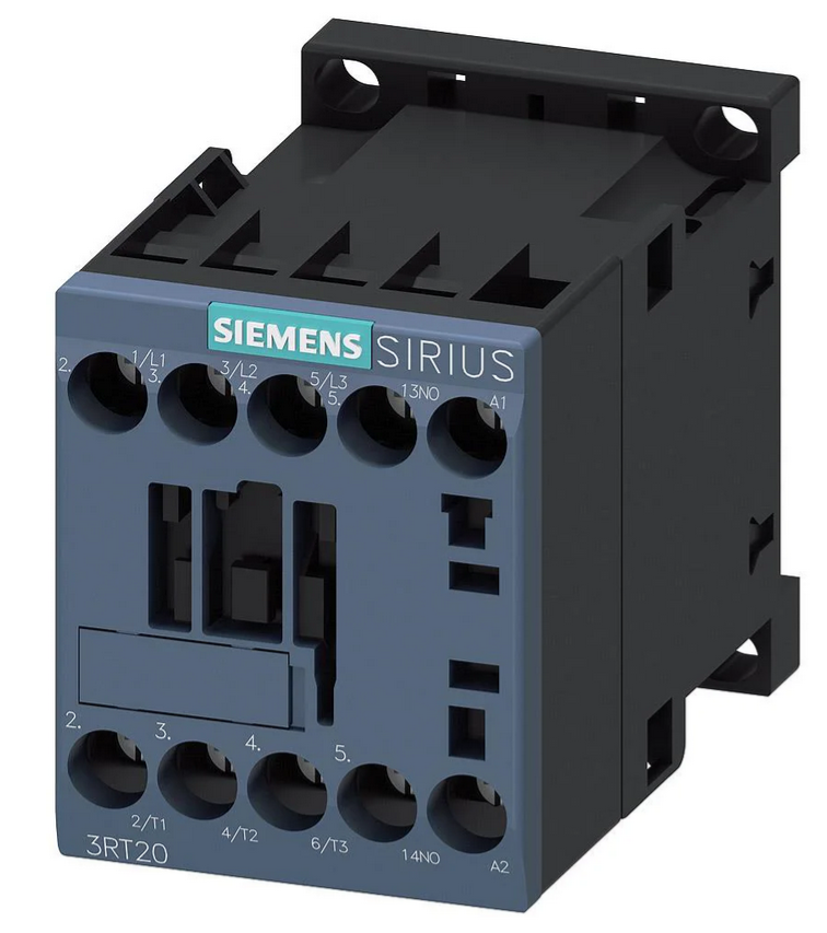 3RT20151AN61, Siemens, Contactor ac-3, 3kw/400v, 1na, ac 200v 50hz, 200...220v 60hz 3pol, tamano s00 bornes de tornillo