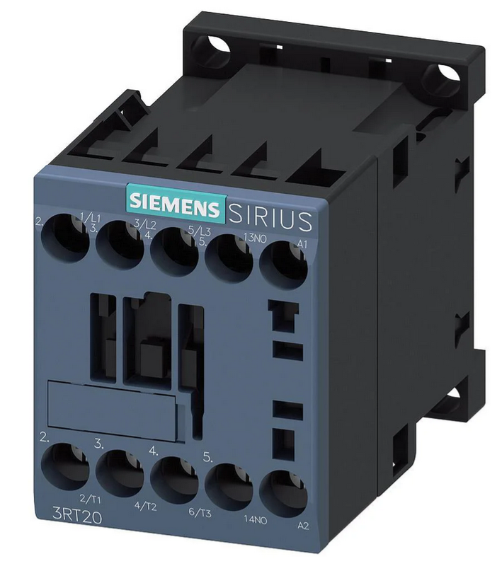 3RT20151AN61, Siemens, Contactor ac-3, 3kw/400v, 1na, ac 200v 50hz, 200...220v 60hz 3pol, tamano s00 bornes de tornillo