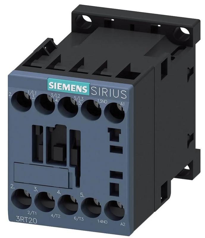 3RT20151AK61, Siemens, Contactor  ac-3, 3kw/400v, 1na, ac 110v 50hz, 120v 60hz 3pol, tamano s00 bornes de tornillo