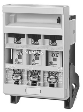 3NP40100CH01, Siemens, Seccionadores bajo carga 3np4 690 vca tam00 100 a