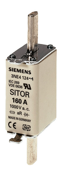 3NE4118, Siemens, Fusible tipo navaja tam. 00 p/63a, 690v, ur.