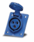 LS-13512, ABB, Base empotrable 3p+n+t 16a 500v 7h negro, ip44.