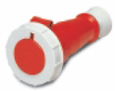 LS-13610, ABB, Base aerea 3p+n+t 32a 440v 6h cod. rojo, ip67.