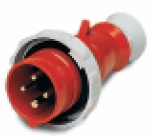 LS-13596, ABB, Clavija aerea 3p+n+t, 63a 440v,6h, ip67, color rojo.